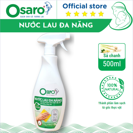 Nước lau đa năng OSARO 500ml sả chanh