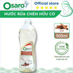 Nước rửa chén hữu cơ OSARO 900ml tinh dầu quế